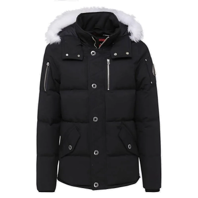 Moose Knuckles ORIGINAL 3Q FUR Black/Whites 01