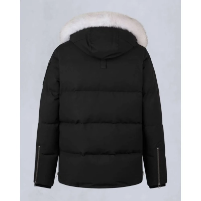 Moose Knuckles ORIGINAL 3Q FUR Black/Whites 02