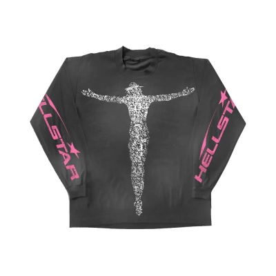 Hellstar Qr Christ L/S Tee Black 01