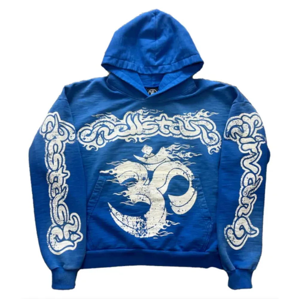 Hellstar Studios Blue Yoga Hoodie