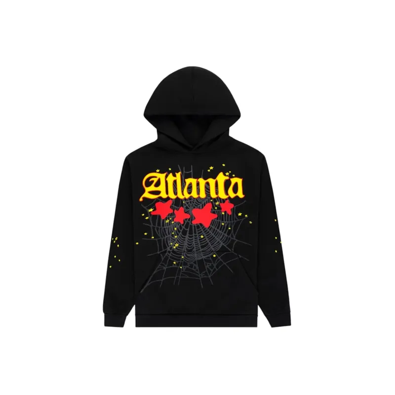 Sp5der Atlanta Hoodie Black