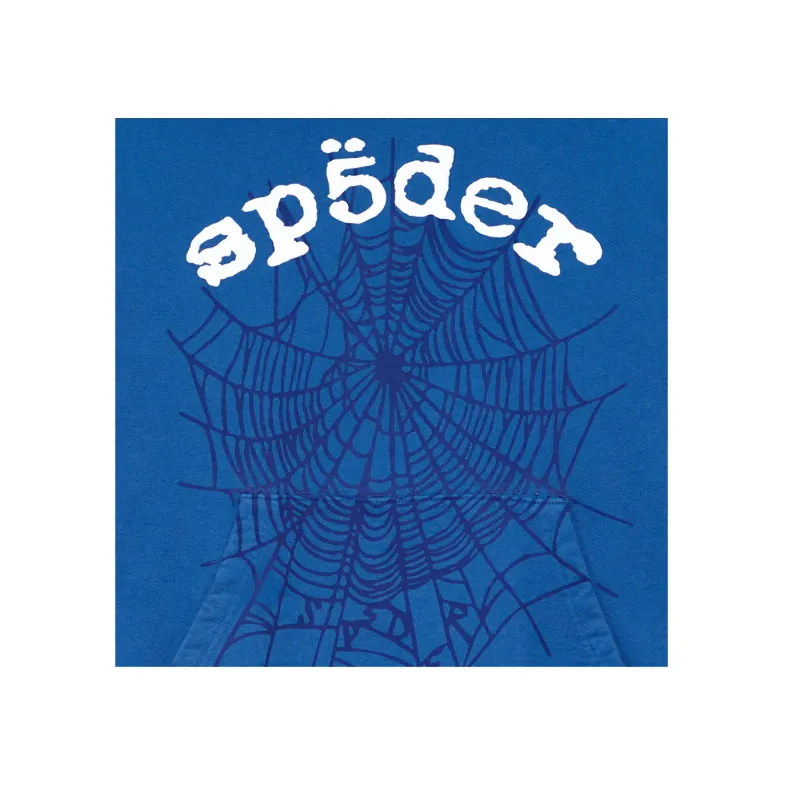 Sp5der Legacy Hoodie Blue