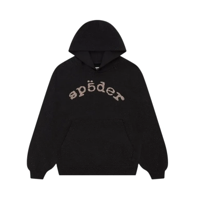Sp5der VVS Hoodie Black 01