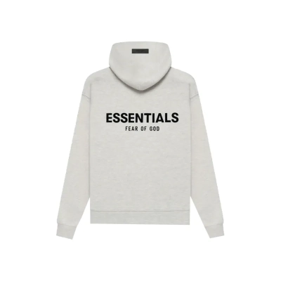 Fear of God Essentials Pullover Hoodie Light Heather Oatmeal 02