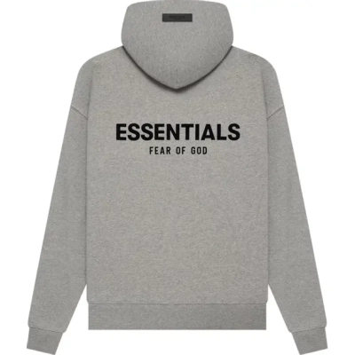 Fear of God Essentials Relaxed Hoodie Dark Oatmeal	 02