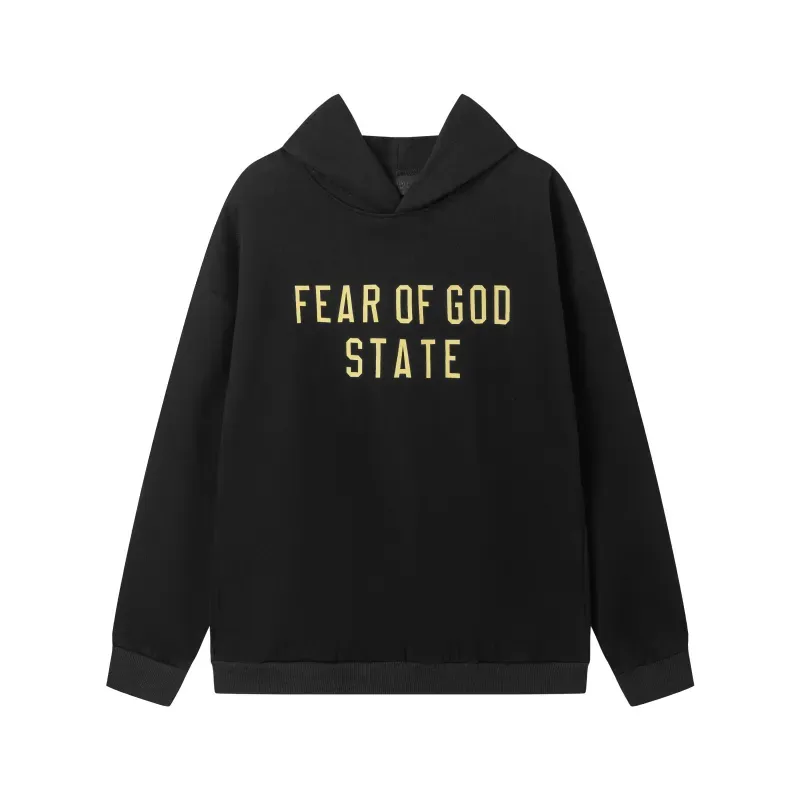Fear of God Essentials Fleece Hoodie & Sweatpant Set Black