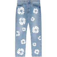 DENIM TEARS THE COTTON WREATH JEAN LIGHT WASH