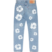DENIM TEARS THE COTTON WREATH JEAN LIGHT WASH