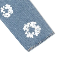 DENIM TEARS THE COTTON WREATH JEAN LIGHT WASH