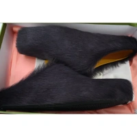 Marni Long hair Calfskin Fussbett Sabot Black SBMR000600P412200N99	