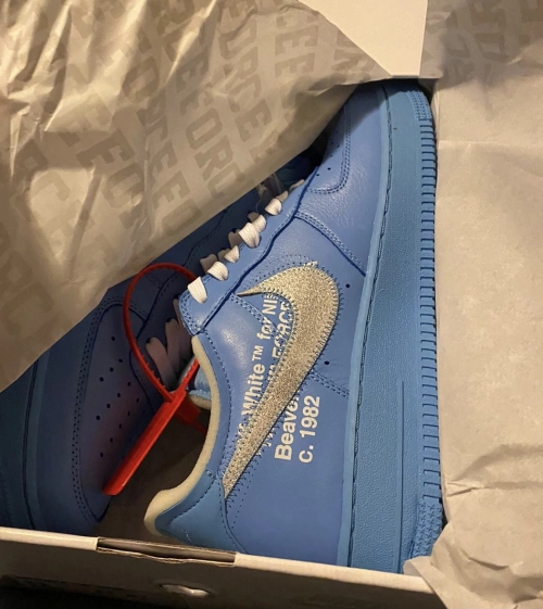 PK God Nike Air Force 1 Low Off-White MCA University Blue CI1173-400 review S****m