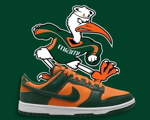 Nike Dunk Low “Miami Hurricanes” are expected to release on November!! 