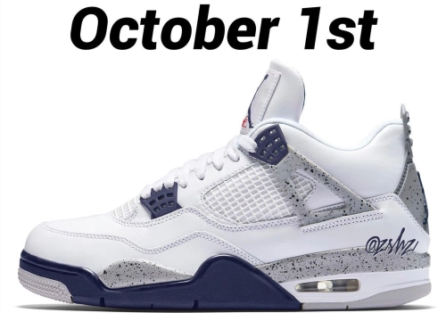 Air Jordan 4 “Midnight Navy” updated look!!!