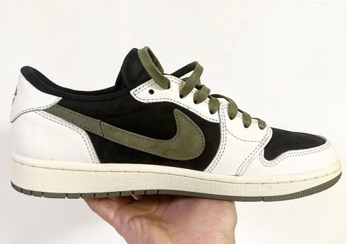 WMNS Exclusive Travis Scott x Air Jordan 1 Low OG “Olive” Expected To Release Spring 2023