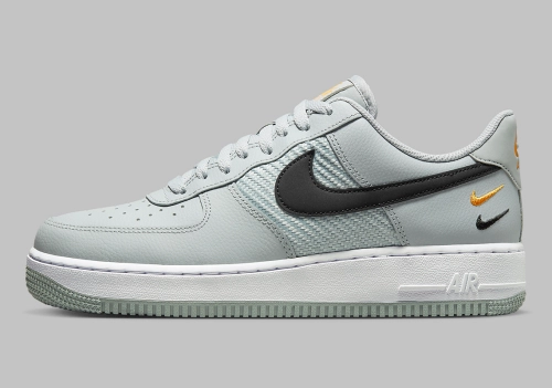 The Nike Air Force 1 Low “Double Swoosh” Appears In Light Grey