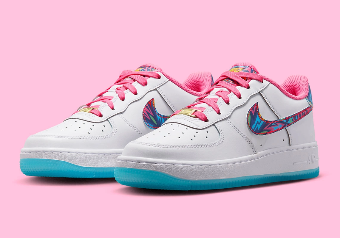 Tropical Hues Liven This GS-Exclusive Nike Air Force 1 Low