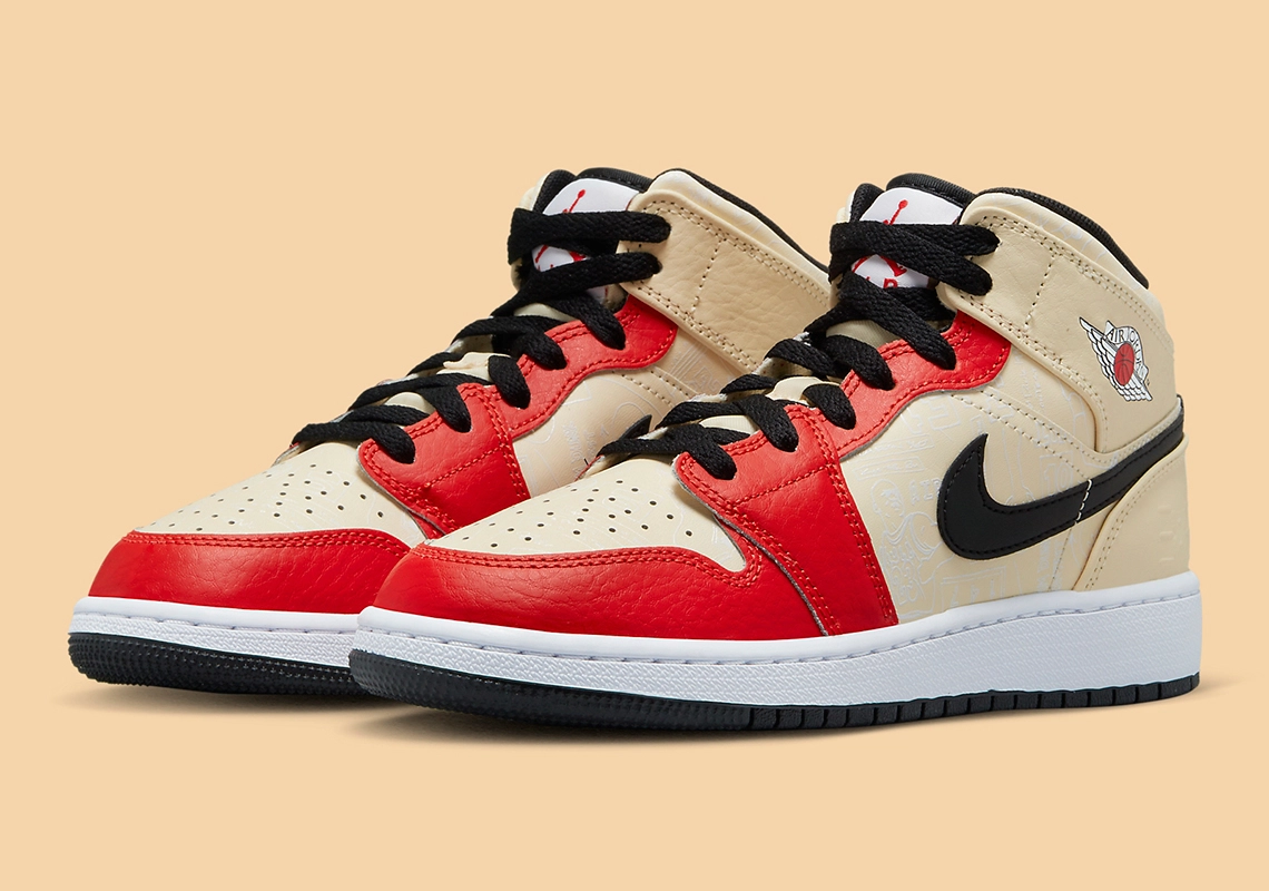 Michael Jordan’s Iconic Free Throw Line Dunk Is Cemented With An Air Jordan 1 Mid