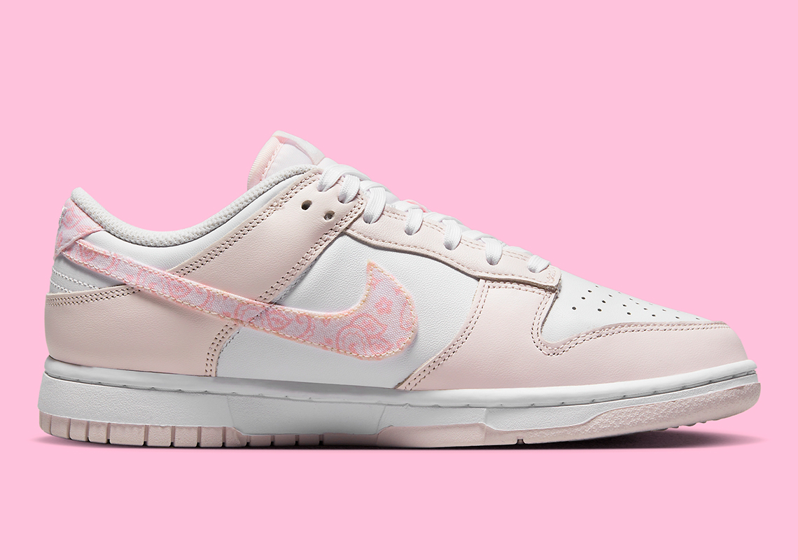 “Pink Paisley” Print Lands On The Nike Dunk Low Hype Sneaker