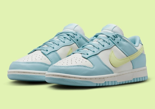 The Nike Dunk Low Appears In “Ice Blue” Styling For Women
