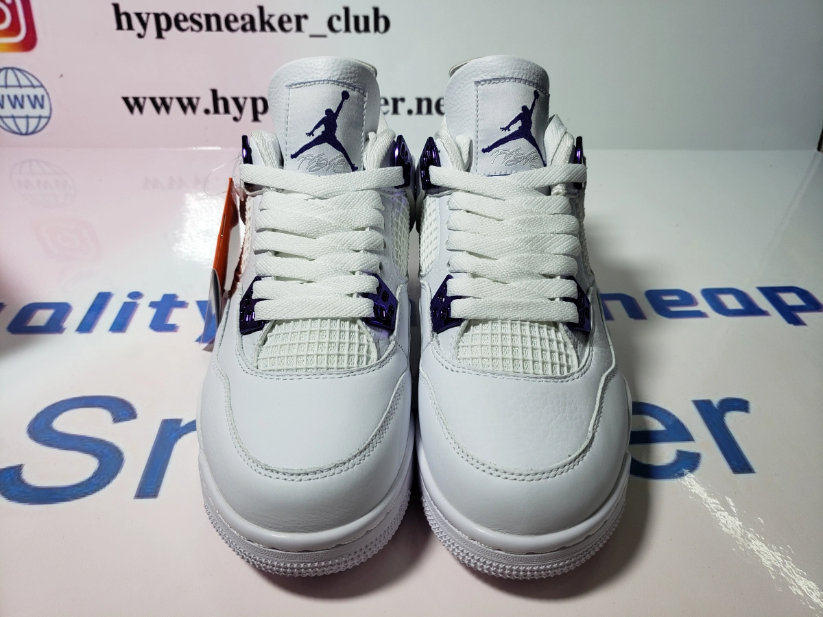 Hypesneaker QC photos | Best Replica Shoes Air Jordan 4 Retro Metallic Purple