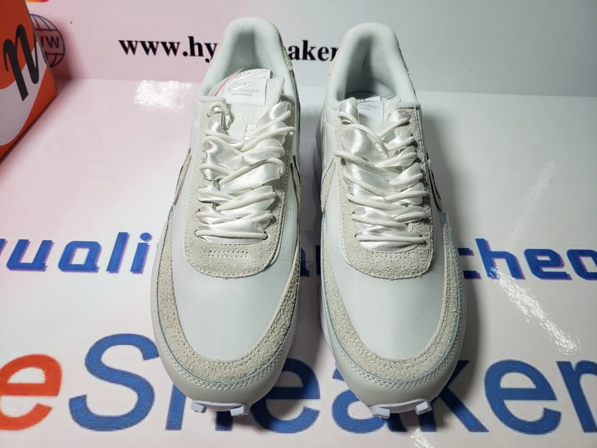 Hypesneaker QC photos | Best Fake Shoes Nike LD Waffle sacai White Nylon