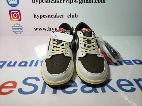 Hypesneaker QC pictures | Best Replica Shoes Air Jordan 1 Retro Low OG SP Travis Scott Reverse Mocha DM7866-162