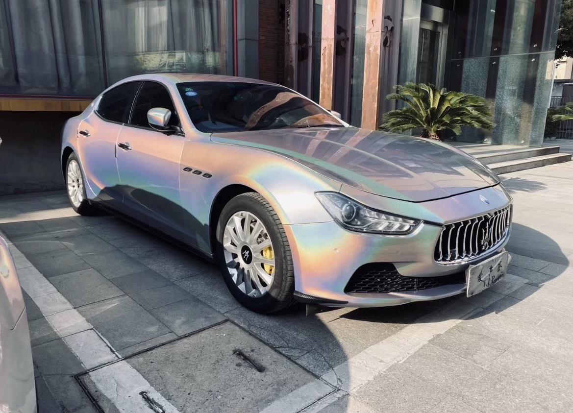 Rainbow Car Wrap