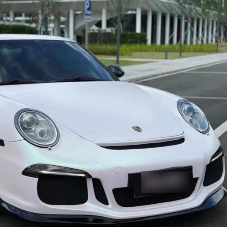 Matte White Car Wrap