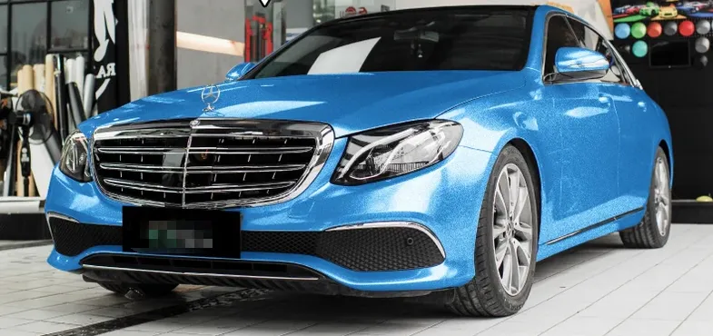 Blue Diamond Car Wrap