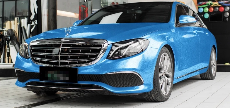 Blue Diamond Car Wrap