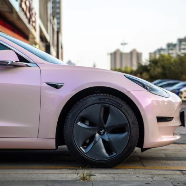 Metallic Pink Vinyl Wrap Light Pink Car Wraps