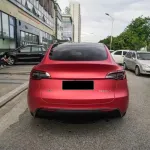 Matte Chrome Apple Red Wrap