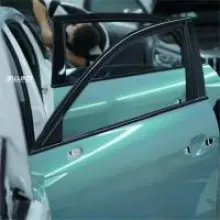 Gloss Metallic Twin Grey Green Car Vinyl Wrap