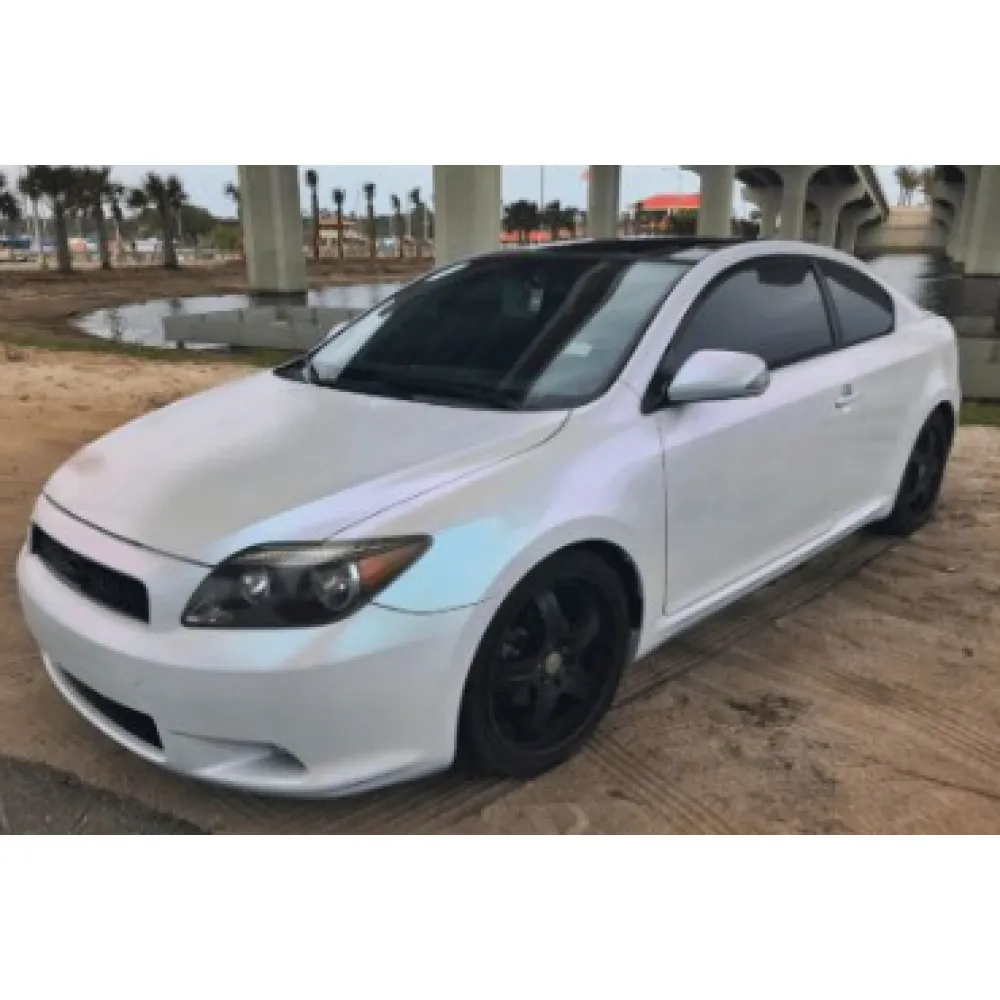 Gloss Chameleon Aurora White Car Wrap Metallic Aurora White Vinyl Wraps