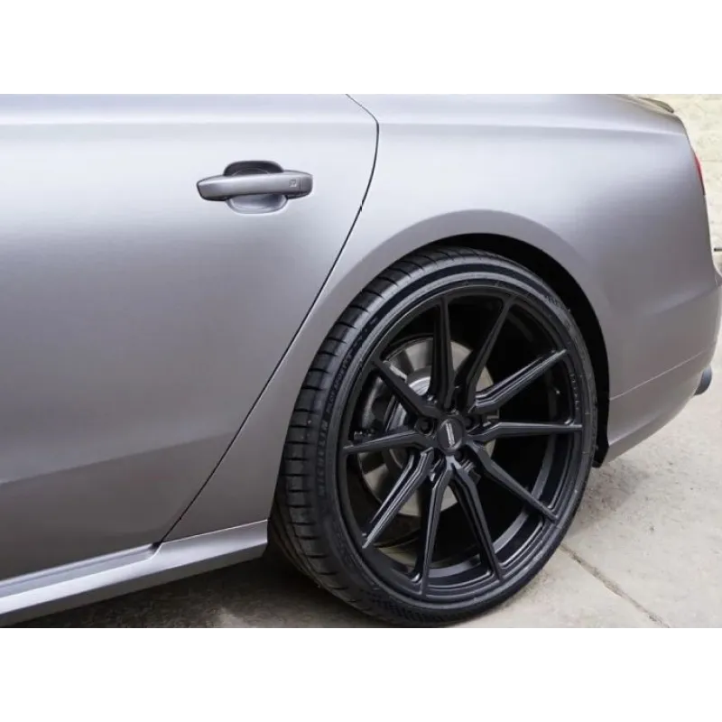 Matte Metallic Granny Grey Car Vinyl Wrap