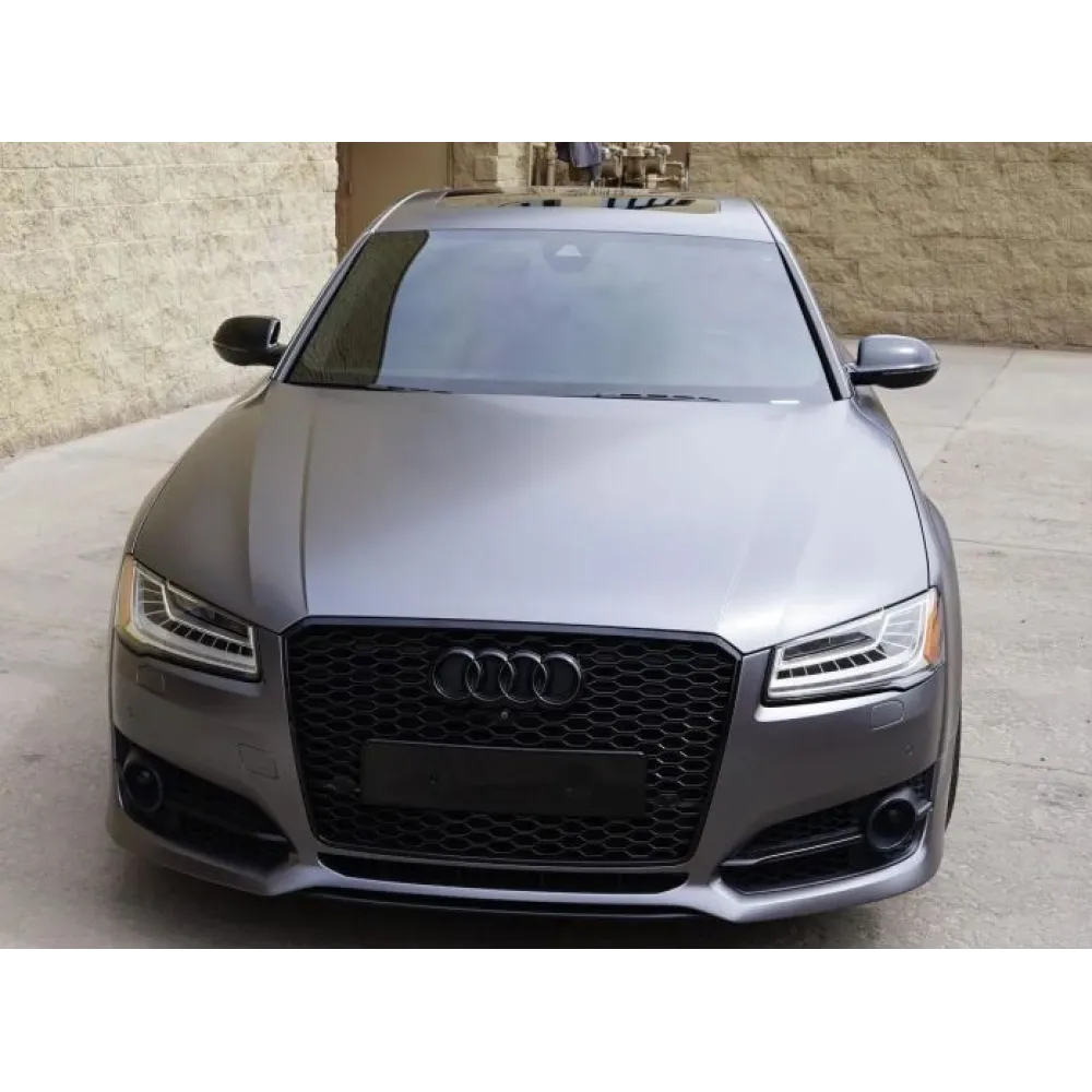 Matte Metallic Granny Grey Car Wrap