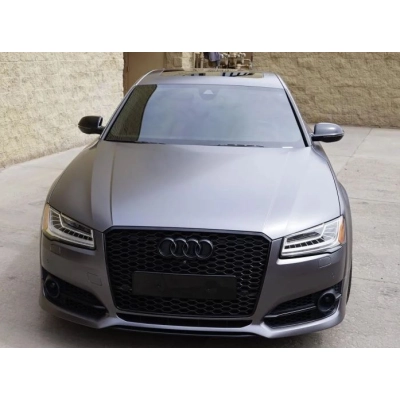 Matte Metallic Granny Grey Car Vinyl Wrap 02
