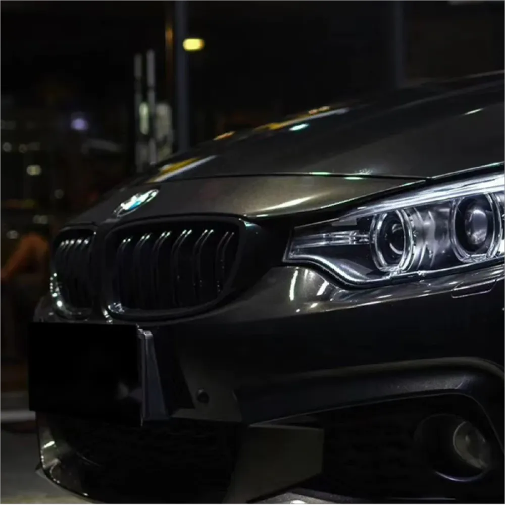 Best Gloss Glitter Black Wrap Black Glitter Vinyl Wraps ALUKOVINYL