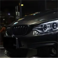 black glitter car wrap