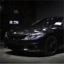black glitter vinyl wrap
