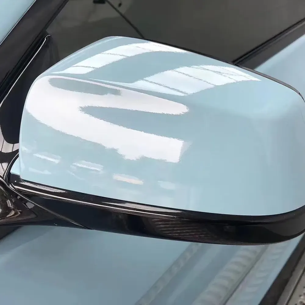 Gloss Light Blue Car Wrap | Light Blue Vinyl Wraps - ALUKOVINYL