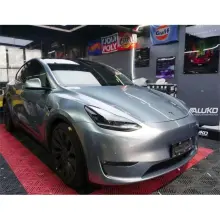 Gloss Metallic Somato Blue Car Vinyl Wrap