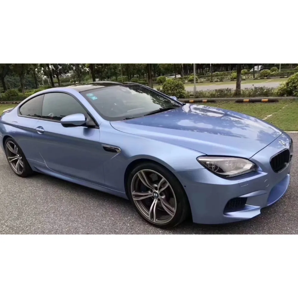 Gloss Steel Blue Car Wrap Steel Blue Vinyl Wraps ALUKOVINYL