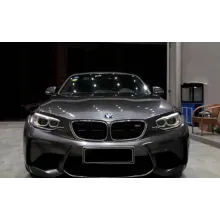 gloss titanium grey car wrap