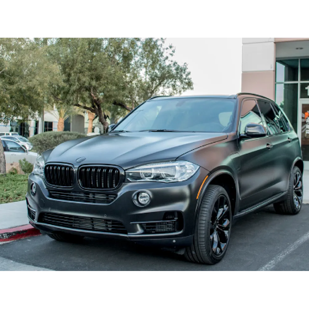 satin black car wrap01