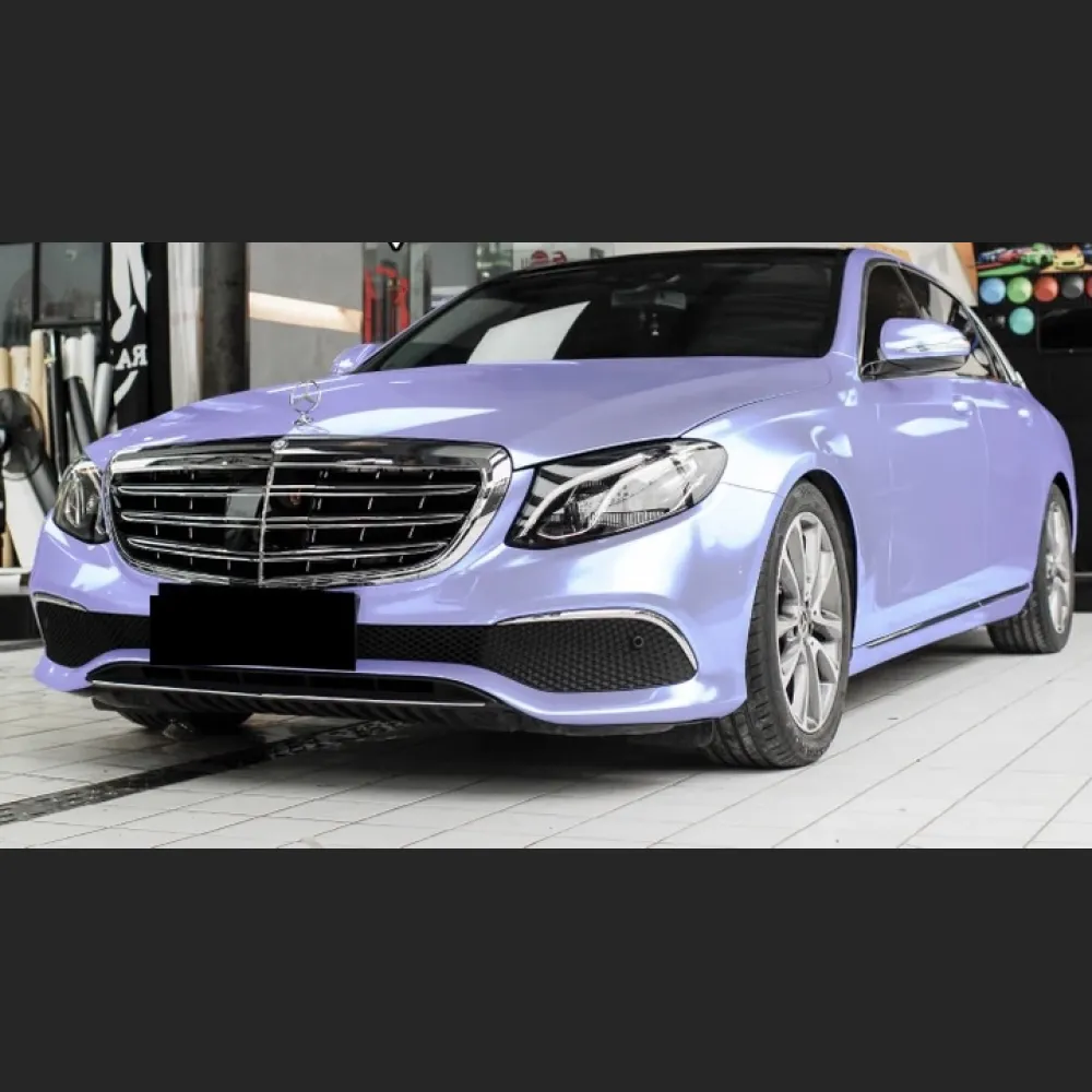 metallic periwinkle Purple vinyl wrap01