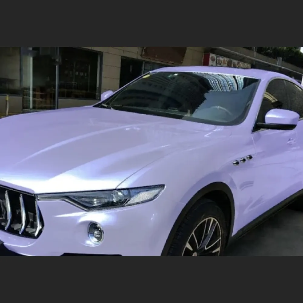 Gloss Metallic Periwinkle Purple Car Vinyl Wrap02