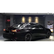 Gloss Glitter Dark Grey Car Wrap