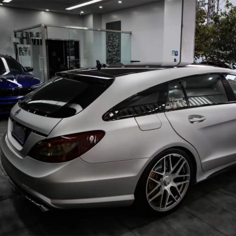 Matte Satin Silver Car Vinyl Wrap