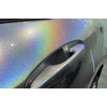 matte silver car wrap